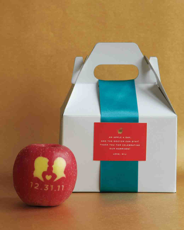 Winter Wedding Favors